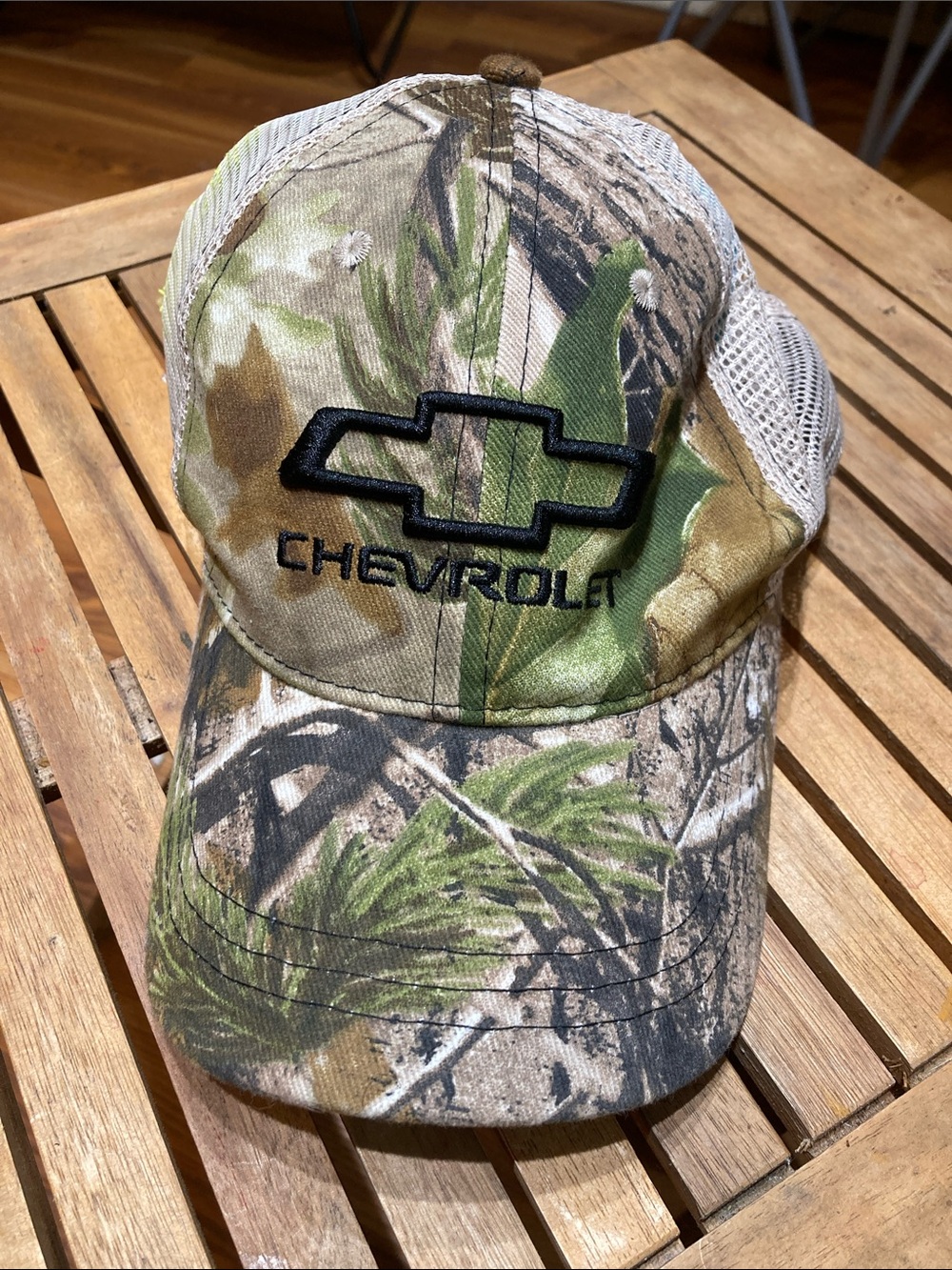 Chevrolet Camo Trucker Snap Back